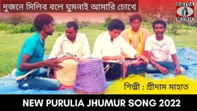দুজনে মিলিব বলে ঘুমনাই আমারি চোখে | শিল্পী শ্রীদাম মাহাত | #jhumarsong2022 | New Purulia Jhumur Song
